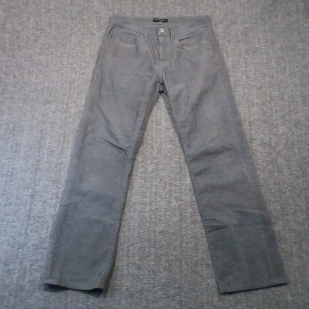 Banana Republic Straight Corduroy Pants 30x30‎ Castle Grey Academia Preppy 90s